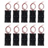 DIANN 10pcs 18650 Battery Holder 2 Slots 3.7V 18650 Battery