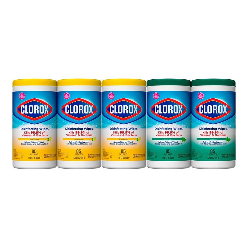 Clorox Disinfecting Wipes Variety Pack - 5X Cleaning Power, Kills
