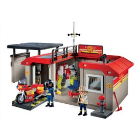 Playmobil Take Along Fire Station Playset