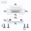 12Pack Magnetic Cabinet Door Latch Catch Closures Cabinet Catch for