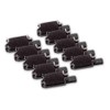 vhbw 10x Ink Roller, Black Compatible with Casio HR 200