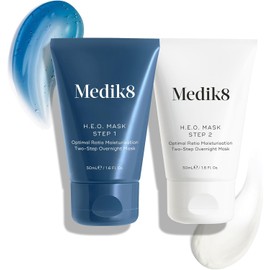 Medik8 H.E.O Mask - Optimal Ratio Moisturisation Two-Step Overnight Hydrating Face Mask - 2 x 50ml