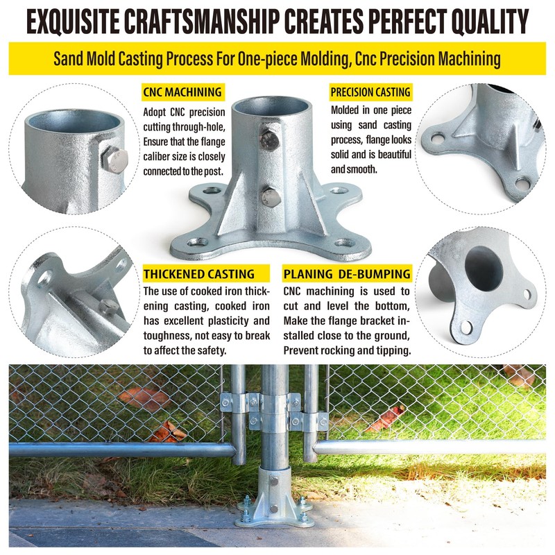 Epcee Post 2.5" (2 3/8" OD) Chain Link Fence Post