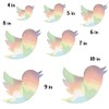 KitAbility Holographic Rainbow Social Media Sticker Decal for Vehicles, Laptops,