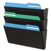 Deflecto Office DocuPocket 73604, Wall File Organizer, Stackable, Letter Size,