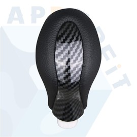 Gear Shift Knob for Automatic Transmission Gear Shifter Carbon Fiber Compatible with Infiniti Q50 2013 2014 2015 2016 2017 Replaces 34910-4GA0A