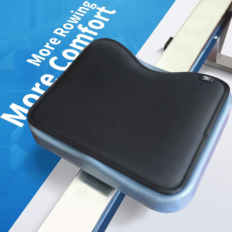 Rowing Machine Seat Cushion fits perfectly over Concept 2 Rower