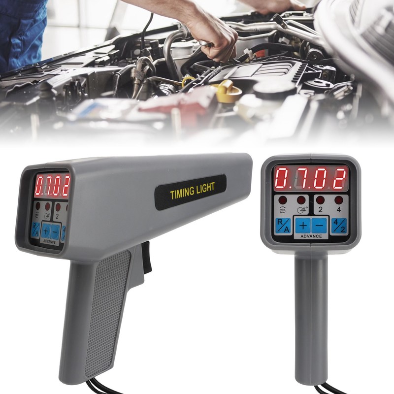 DC12V Engine Ignition Timing Light Digital Display Sensitive Ergonomic Comfortable