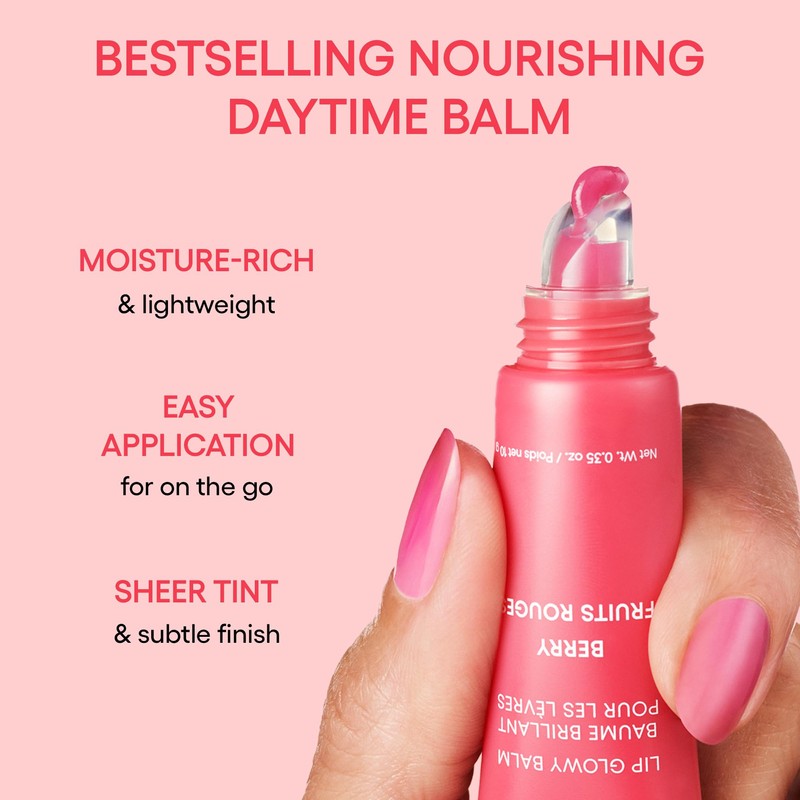 LANEIGE Lip Glowy Balm, Grapefruit: Sheer Tinted Lip Moisturizer with