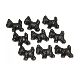 nuts n more Black  Licorice Scottie Dogs - 5 lbs by jelly belly   -All Natural