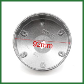 Motoforti 909 Car 92mm Inner Dia 15 Flute Oil Filter Cap Wrench Removal Tool Long-Lasting