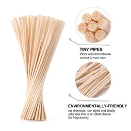 HOSSIAN 7 Inch Reed Diffuser Sticks,-Diffuser Sticks-Reed Diffuser- Reed Sticks Aroma Diffuser Sticks for Aroma Fragrance(100 PCS) (Primary Color 7 Inch)