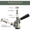 Keg Coupler, Sankey D Tap with 304 Stainless Steel Probe,