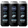 NIVEA Men DEEP Rock Salts Body Wash - Exfoliating Deep