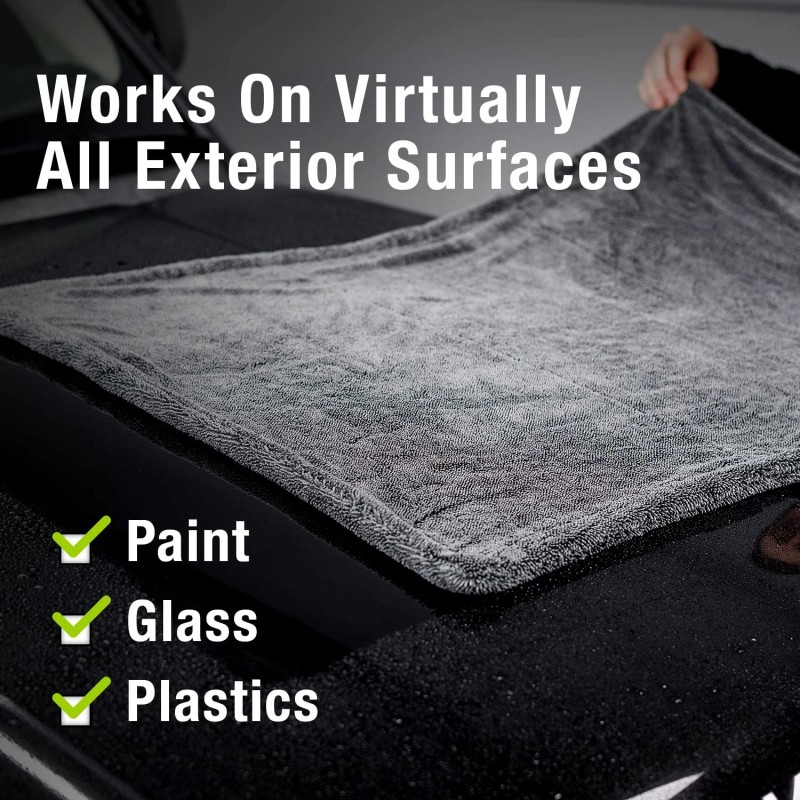 ExoForma Mega Microfiber Drying Towel 24x36 Ultra Absorbent Streak Free