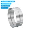 PATIKIL 10" Duct Connector, Galvanized Steel Duct Coupling Vent Coupler