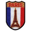 Paris France Shield Embroidered Iron On Patch