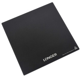 LONGER lk4pro lk4 Glass Bed Upgraded ，Thickness 4mm 235x235mm Flatness Below 0.2mm Four Corners Rounded R5mm Lattice Glass ，High Hardness Durable Glass Platform for 3D Printer