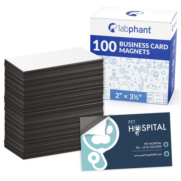 Business Card Magnets Pack of 100 – Customize with Peel