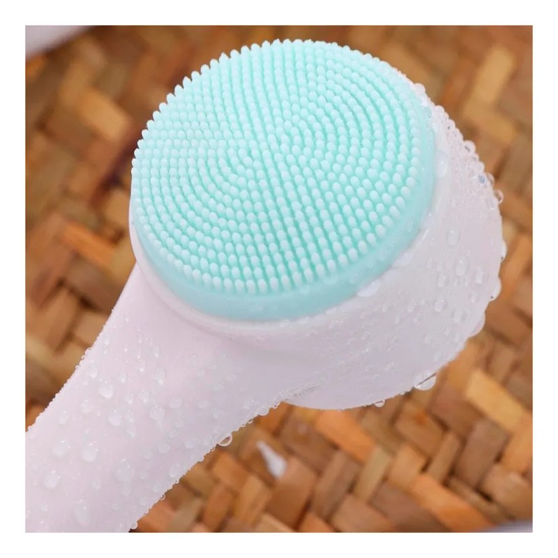 Cepillo Facial Diler 2 en 1 Cerdas Suaves y Exfoliante