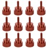 sourcing map 12pcs M3x10mm Knurled Thumb Screw Computer Case Threaded
