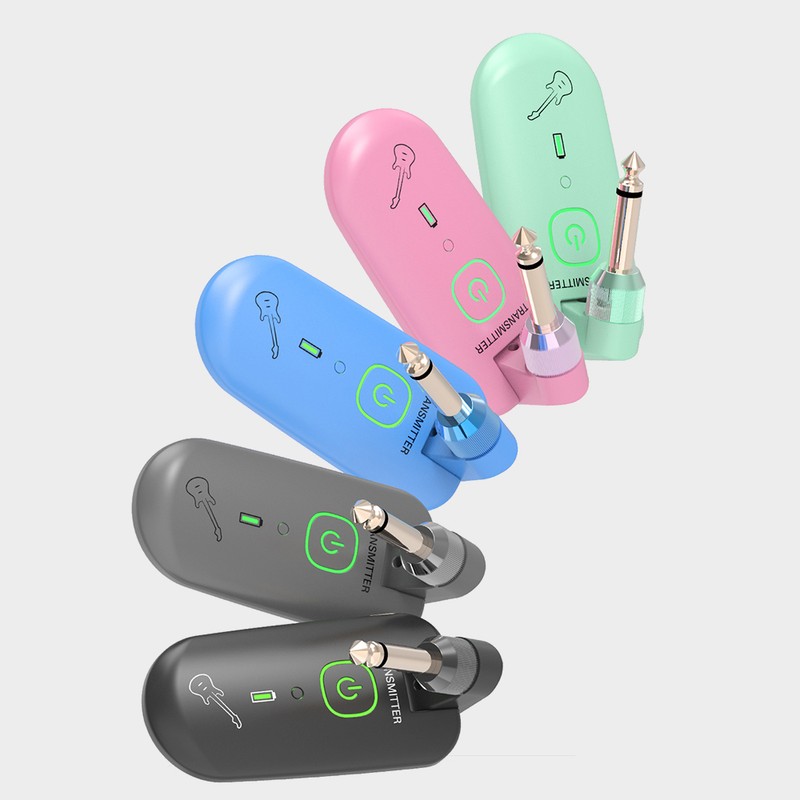 double W3 Portable UHF Wireless Guitar Transmitter and Receiver Set