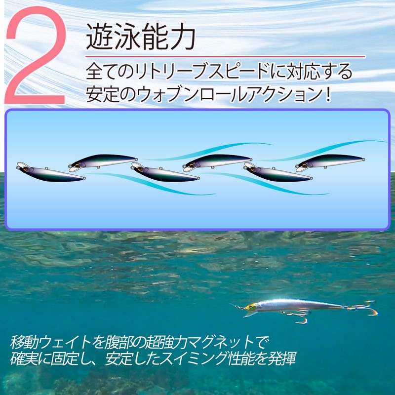 Duel TG Air Magnet Minnow 125F, 0.49 inches (125 mm),