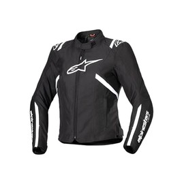 Alpinestars Stella T-SPS V2 Women's Waterproof Motorcycle Textile Jacket, Black/White, S