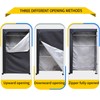 ZYSUOR Wire Shelf Cover Dust Protective Heavy-Duty Storage Rack Cover