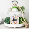 Spring Decor Farmhouse Hello Spring Floral Wood Sign Spring Decorations