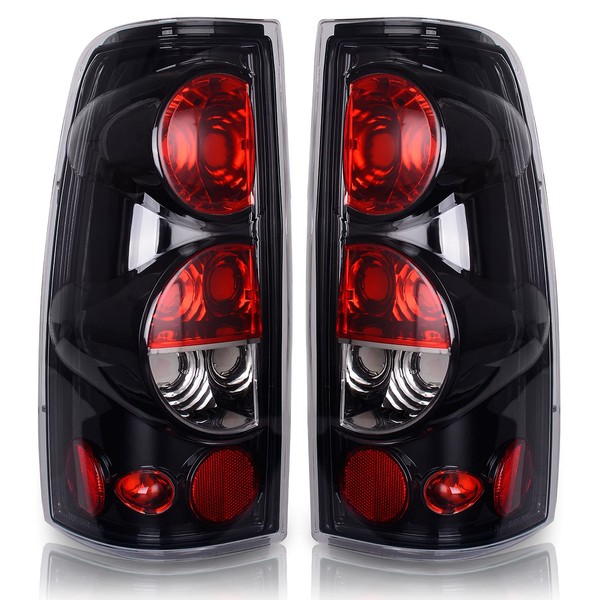 AUTOSAVER88 Tail Lights Compatible with 1999-2006 Chevy Silverado 1500 2500 01-06 Silverado 3500&2007 Silverado with Classic Body Style 99-02 GMC Sierra 1500&2500, Not Fit Barn Door or Stepside Models