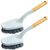 Roellgs 2 Pack Heavy Duty Floor Brush Large Brush Head