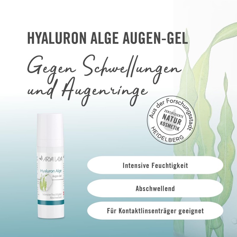ARYA LAYA Hyaluronic Algae Eye Gel, 30 ml: Fat-free Eye