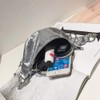 Fashion Bum Bag Silver Metallic Sequins Bag Belt Bag Sequins