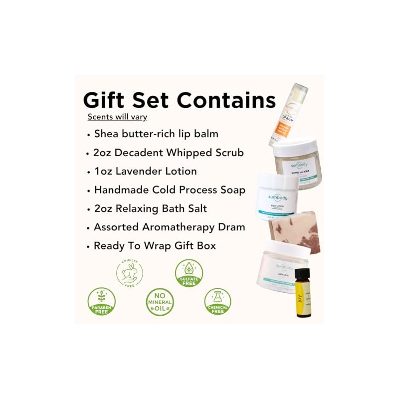 Sumbody Set De Cuidado Personal De 6 Piezas Con Aromaterapia