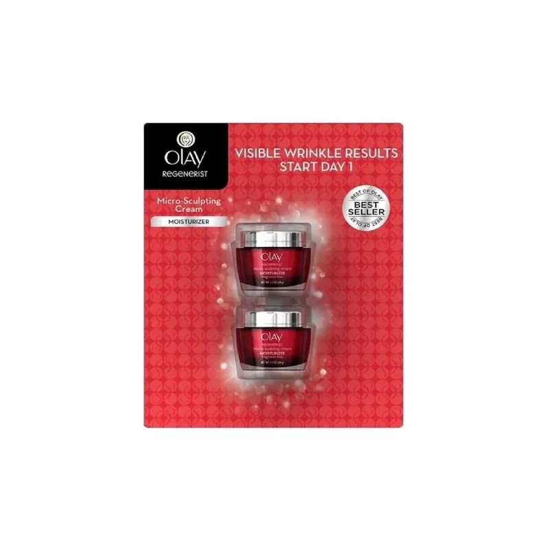 Olay Regenerist Micro Sculpting Crema Facial 2 Pzs De 48