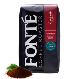Fonte Coffee Roaster - Cone Coffee - Medium-Dark Fresh Roast - Roasted in Seattle - Single Origin - 12 oz - Spicy, Smoky, Bittersweet Chocolate, Peat - Cerrado