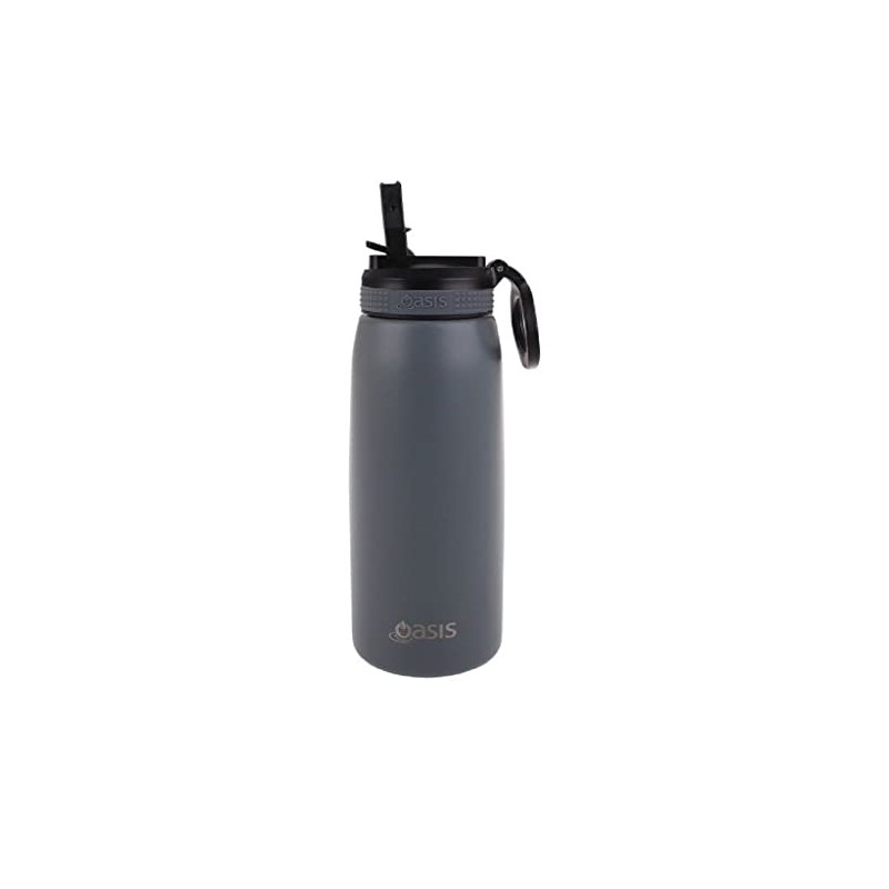 Oasis Insulated Sports Bottle with Sipper, Steel, 780 ml