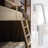 Mewuthede 4pcs Iron Bunk Bed Ladder Brackets, PVC Coated Stainless
