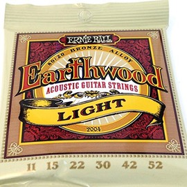 Ernie Ball 2004 Earthwood Light 80/20 Bronze Acoustic Strings - 3 PACK