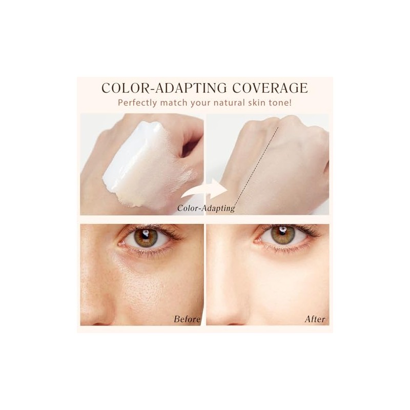 Base Maquillaje Líquida Cobertura Media Acabado Impecable Spf Larga Duración