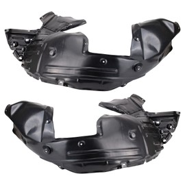 TRQ Front Inner Fender Liner Set Compatible with 2019-2021 Honda Passport 2016-2022 Pilot 2017-2020 Ridgeline HO1248162 HO1249162