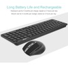 Arteck 2.4G USB Wireless Keyboard and Mouse Combo Ultra Slim