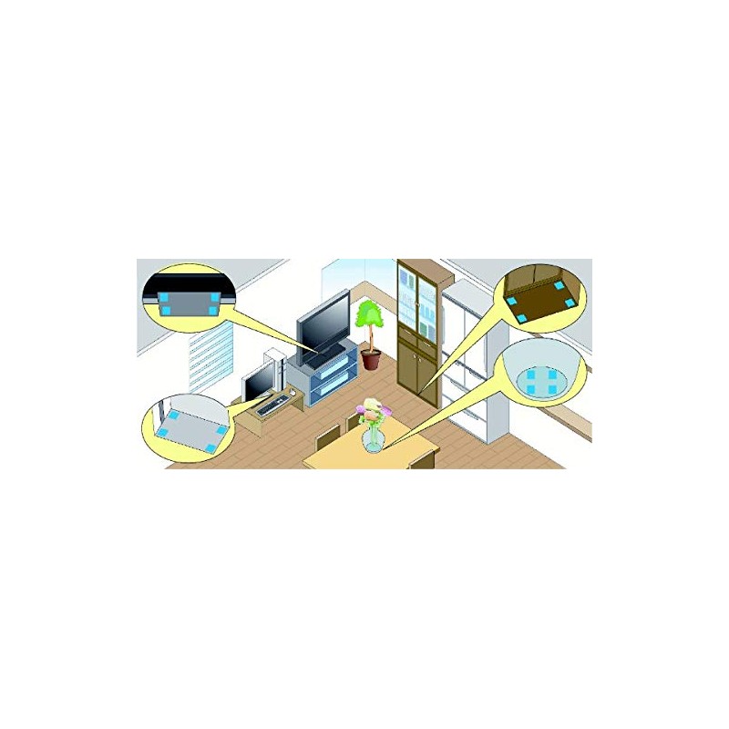 Proceven PB-N1001C Earthquake Resistant Mat (220.5 lbs (100 kg), Free
