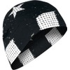 Zanheadgear® Helmet Liner/Beanie SportFlex® Series Black & White Flag