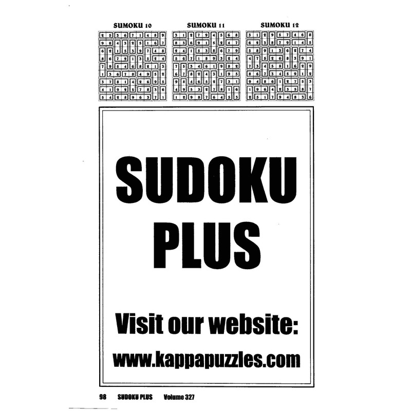 Sudoku Plus Puzzle Book