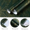Fiula Green and Gold Wallpaper Peel and Stick wallpaper78.7 x17.3