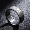 ZENSE - Men's ring with Our Father prayer Latin cross