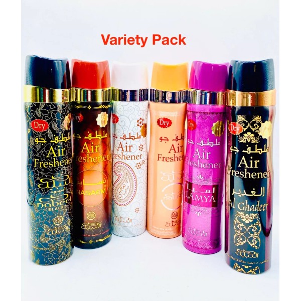 Nabeel Air Freshener Home Fragrance 300ml Aerosol 6 Pack Collection