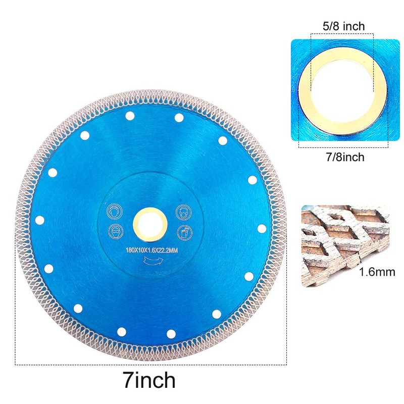 Tile Blade 7" Super Thin Porcelain Cutting Blade for Tile